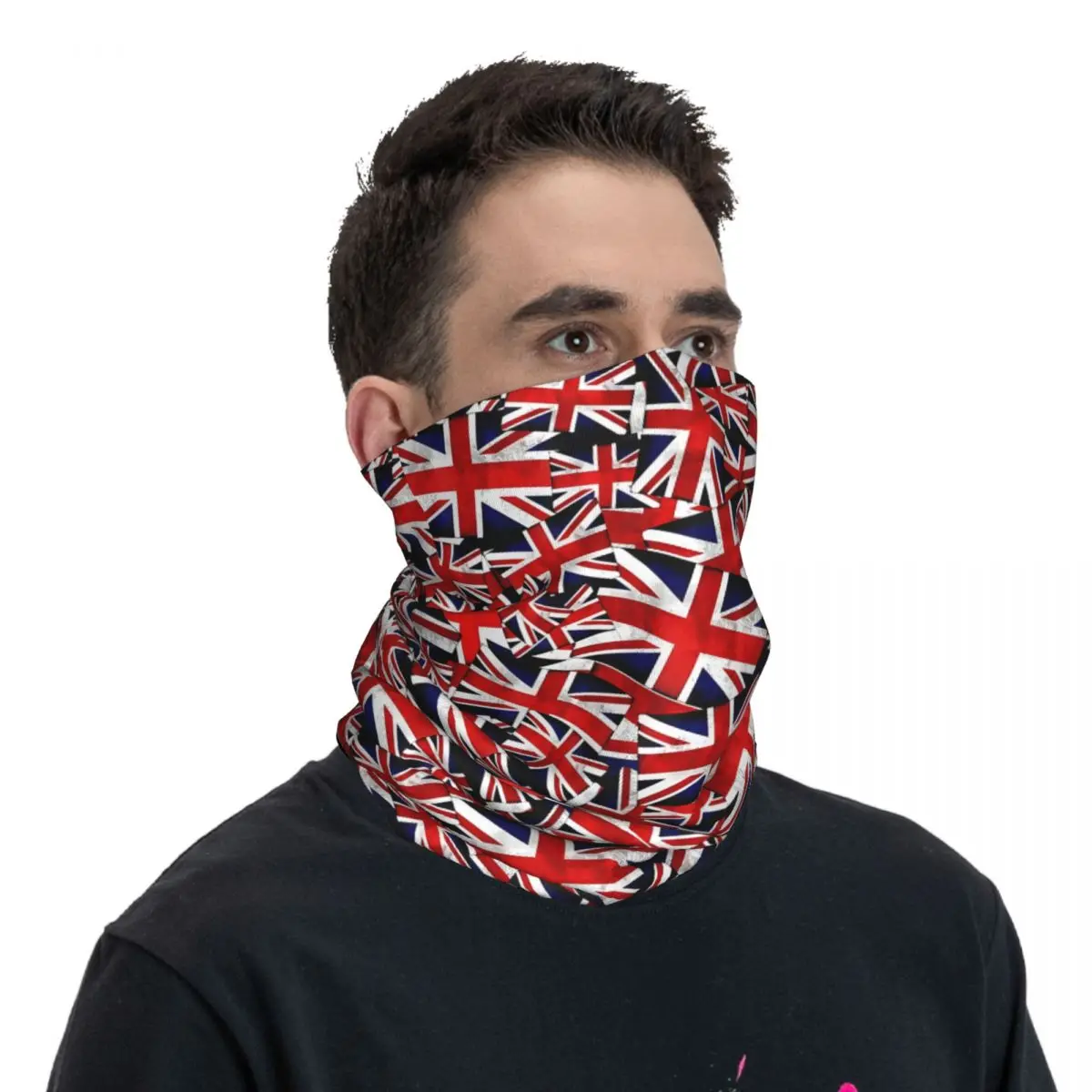 UK Feel Bandana Neck planchers f for Adult, White planchers f, Multi-usage Sauna Wear, Fishing Unisex, Winter