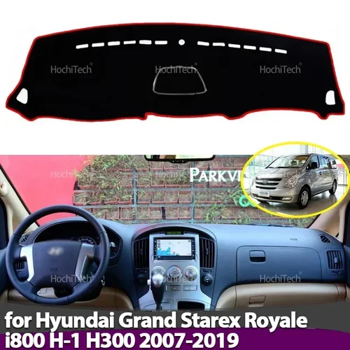 Cubierta antideslizante para salpicadero, almohadilla protectora, accesorios para coche para Hyundai Grand Starex Royale I800 H-1 H300 2007-2019, alfombra parasol