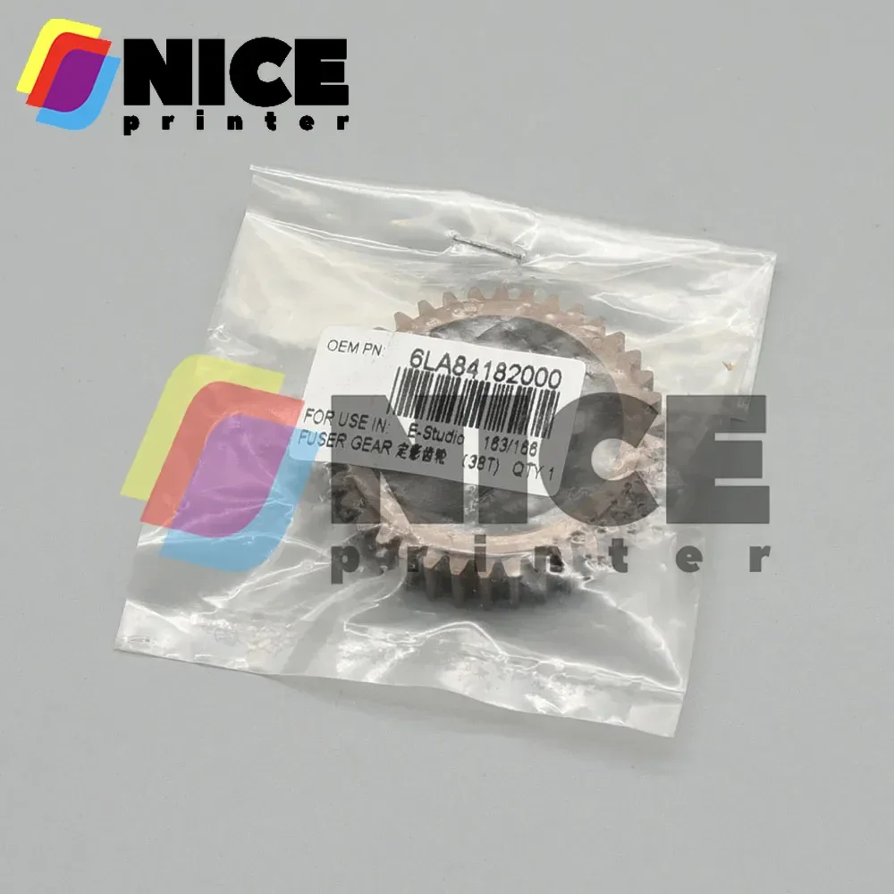 5PCS 6LA84182000 Fuser Upper Gear suitable for Toshiba 163 165 166 167 181 182 200 207 212 230 Heat Roller Gear Copier Parts 6LH