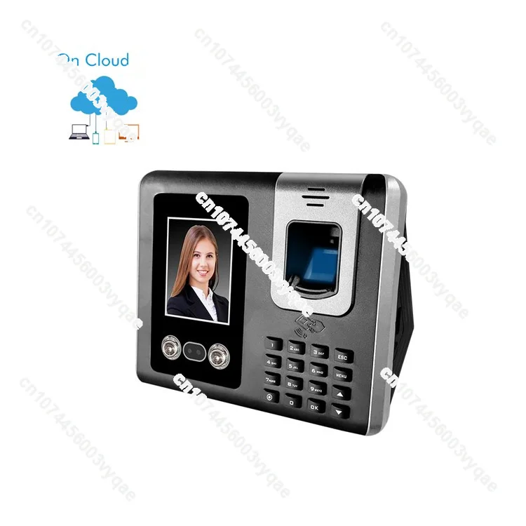 Cloud Software Employee Time Clock Wifi Fingerprint Biometric Face Reader Machine Attendance Network