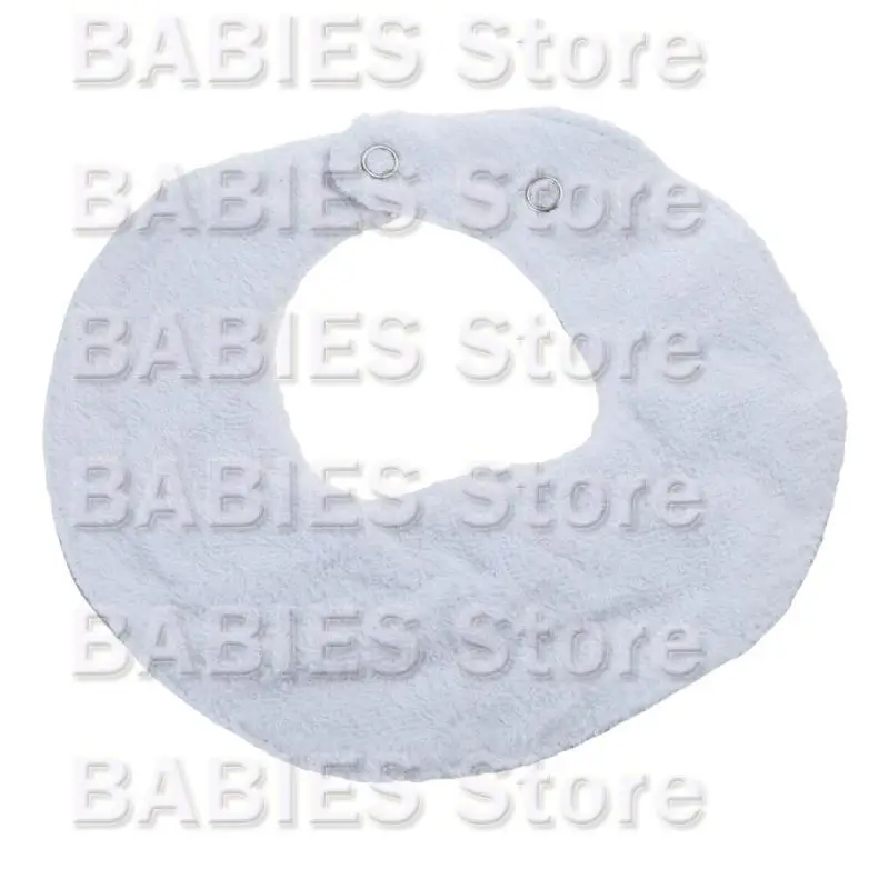 

C9GB Soft Cotton Breathable Spit Towel Bandana Burp Cloth Newborn Solid Color Cloth Absorbent Adjustable Button Cloth