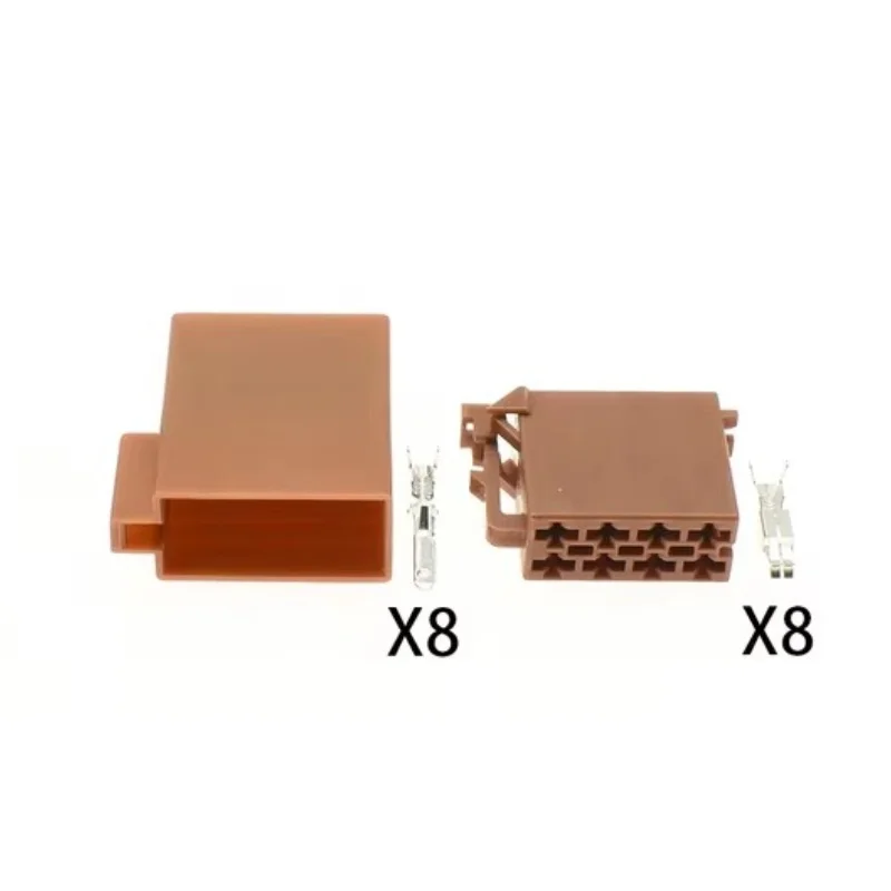 

1-20Kits 8 Ways 3.5 MM Male Female TE Middle Slot Auto ISO Radio Horn CD Plug Connector For Toyota Lexus 962189-1 962191-1