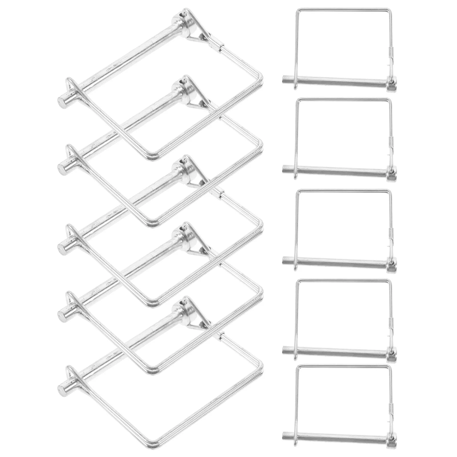 

Усиленный металлический стопорный штифт для прицепов, фермерских и садовых тележек, с фиксатором-замком для буксировки
