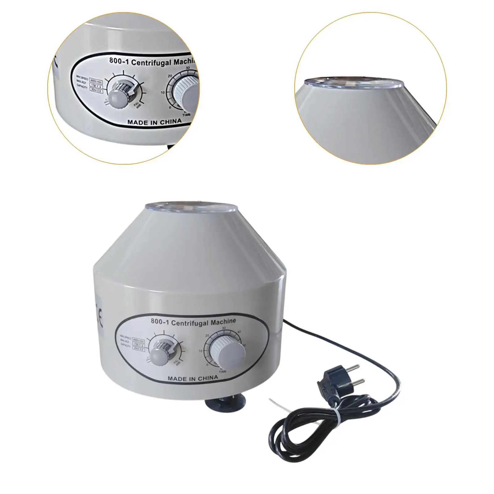 Benchtop Centrifuge Machine Desktop Versatile Speed Control Portable 4000RPM