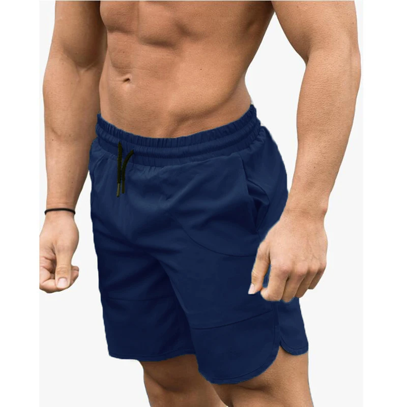 New Brand Summer Mens Gym Sports Bodybuilding Fitness Workout Quick-dry Elastic Casual Slim Fit Sweat Shorts