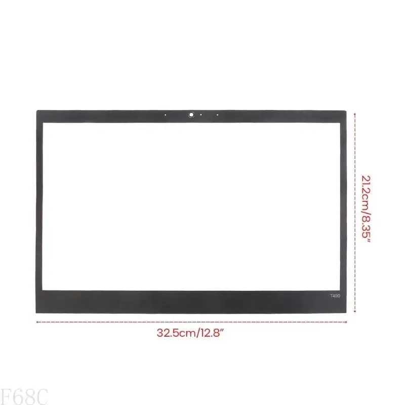 F68C para T490 LCD Bisel Covers Case Sticker marco pantalla LCD Reemplazo