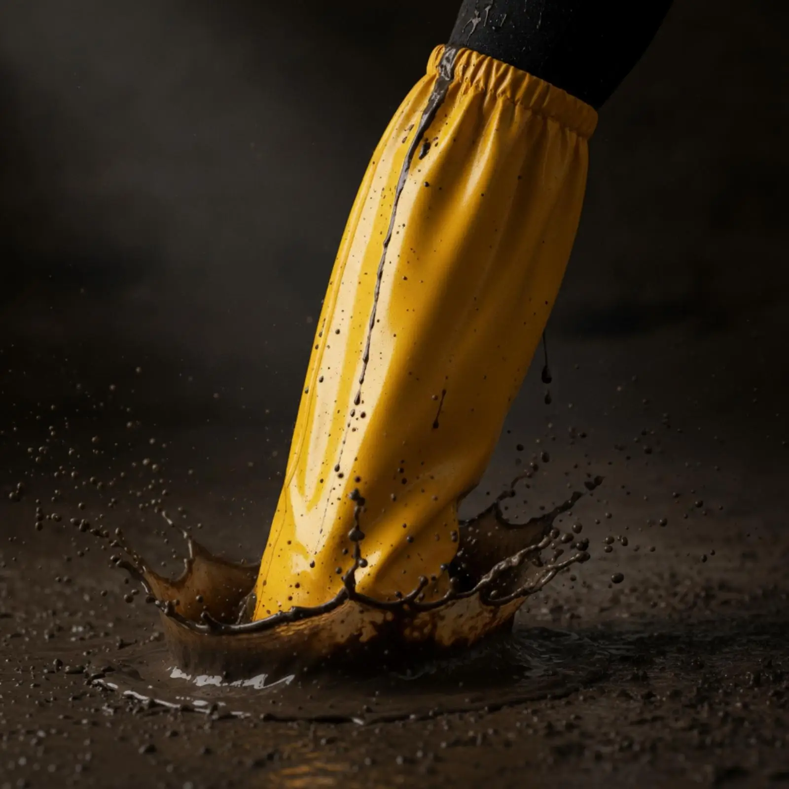Waterproof Leg Sleeves Lightweight PVC Leg Sleeves Gaiters Flexible Easy to Put on and Removable for Commuters, Rainy Commutes