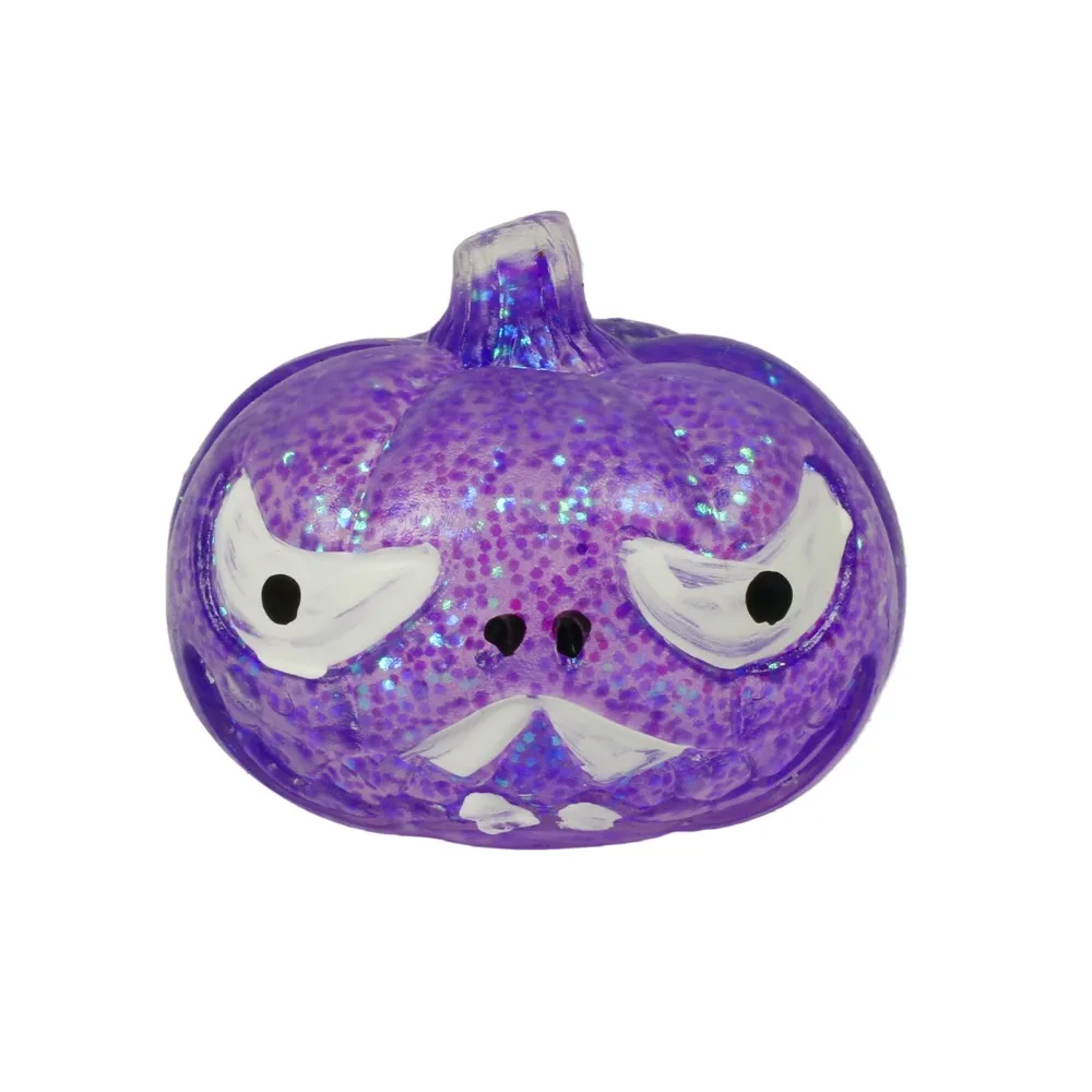 Collectible Soft Elastic Squishy Slow Rebound Luminous Stress Ball Glitter Funny Design Stress Relief Office