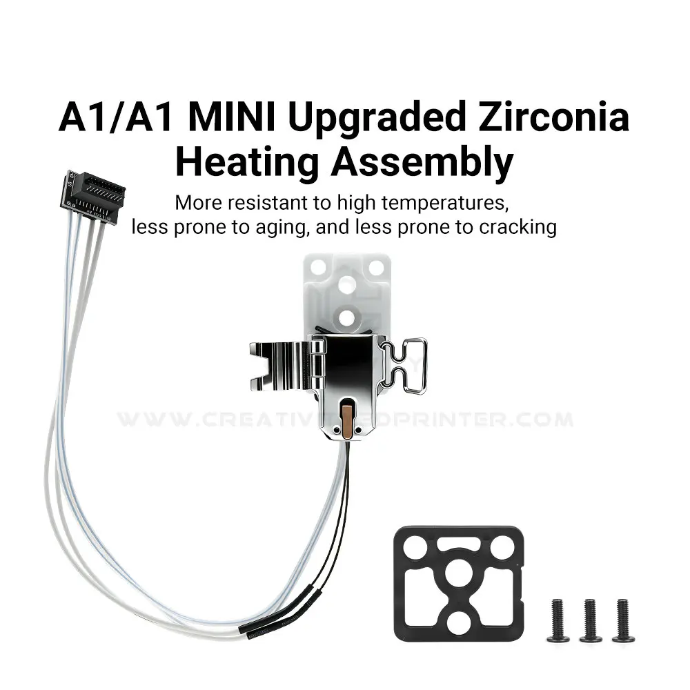 For Bamboo Lab A1 Mini Hotend Mount A1 Mini Hotend Assembly A1 Nozzle Mounting For Lab A1 Parts 3D Printer Accessories