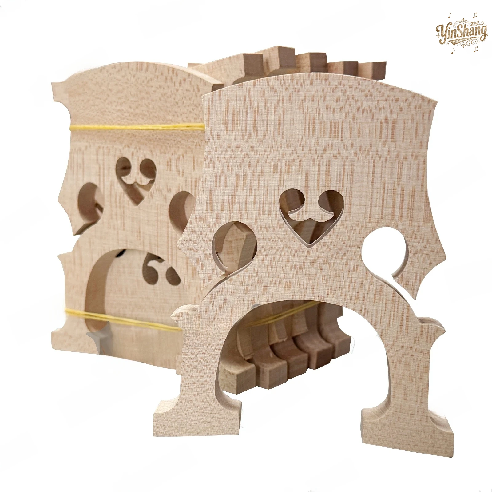 

5pcs Cello Bridge Professional Cello Bridges For 4/4 3/4 1/2 1/4 1/8 Belgium Style Grade A Maple Wood French Style Cello Parts