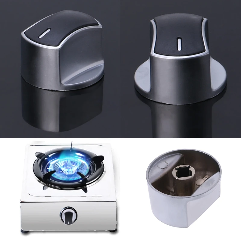 Gas Stove Cooker Control Knobs Adaptors Adjustable Water Heater Rotary Switch Burner Control Knob Replacement Universal