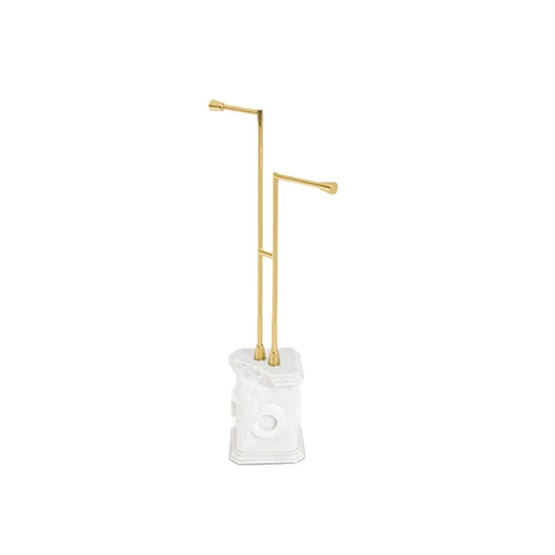 

Marble base towel rack, mansion villa hotel bathroom, stainless steel premium rack