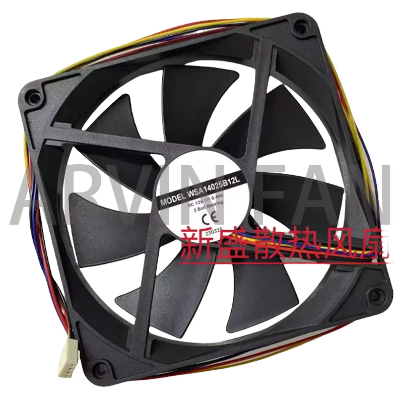 

Brand New WSA14025B12L 12V 0.40A 14CM Cooling Fan