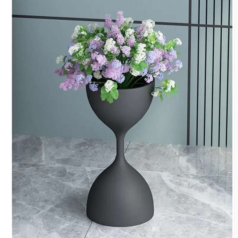 Support de fleurs nordique intérieur salon sur pied lumière support de luxe coin balcon Simple fer Pot de fleur support