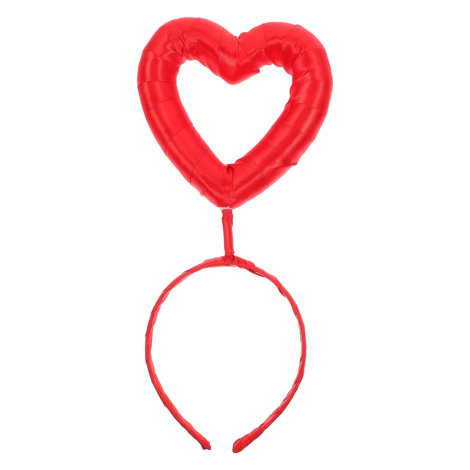 

Heart Headband Girls Hair Hoop Valentine Headdress Party Supplies Wedding Bridal Foam Plastic Adjustable Size Fits All