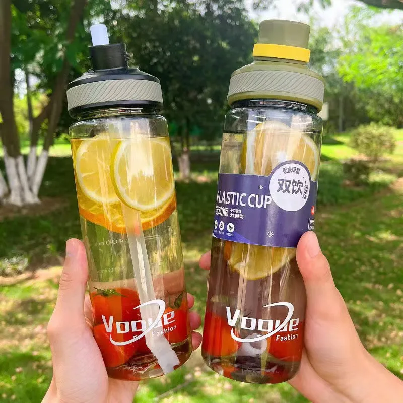 650 ml Kinder-Schnabeltasse, Wasserflaschen, kreatives Cartoon-Füttern mit Strohhalmen und Deckeln, auslaufsicher, tragbar, Getränkebecher für Kleinkinder