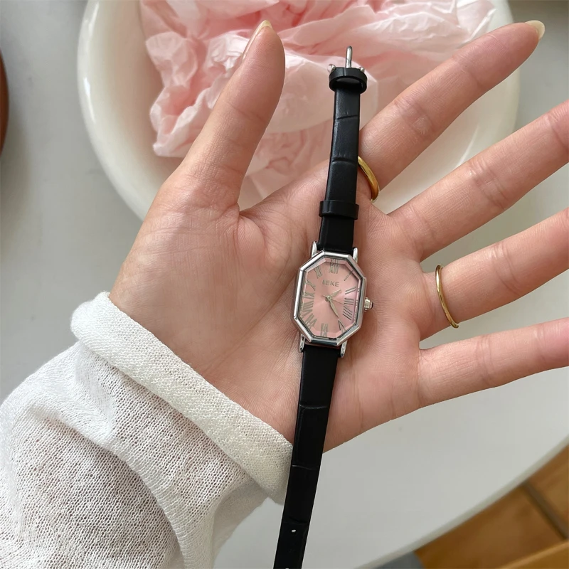 Fashion Roman Numerals Small Dial Ladies Watch Minimalist Watches Female Students Small Dial Simple Exquisite Women's Watches
