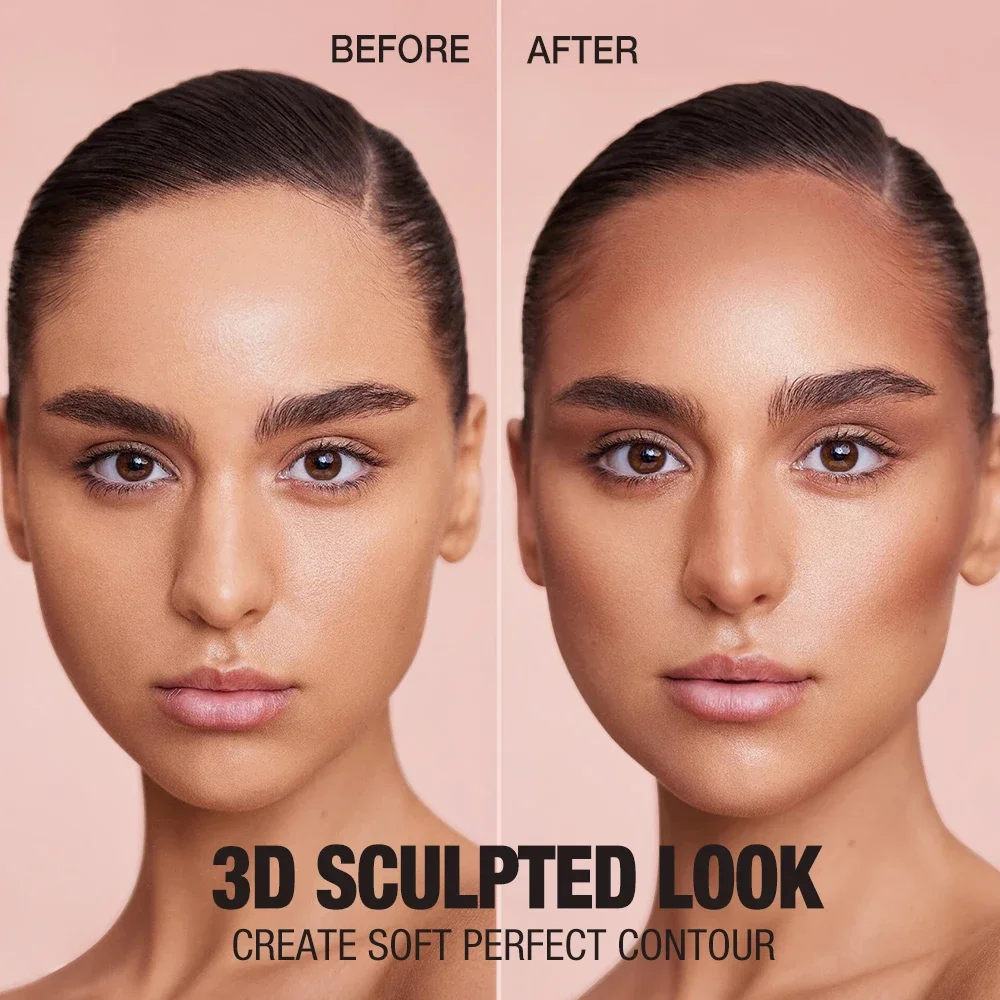 O.TWO.O Contour Stick Cream Long-wear Lightweight Brighten Stick Easy to Sculpt Face Concealer Bronzer Contouring Makeup Pen