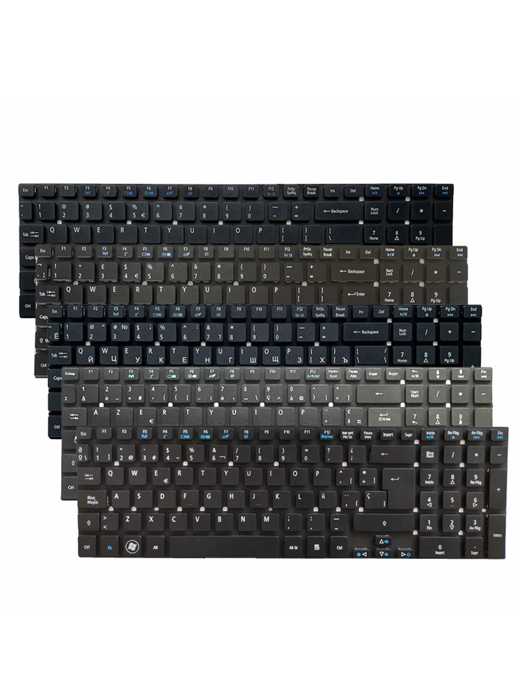 Klawiatura do laptopa US/UK/RU/SP/FR/BR/AR do ACER E5-511 E5-551 E5-571 E5-572/G ES1-512 ES1-531 ES1-711 ES1-731 EX2519 EX2510 EX2508 — zdjęcie 2
