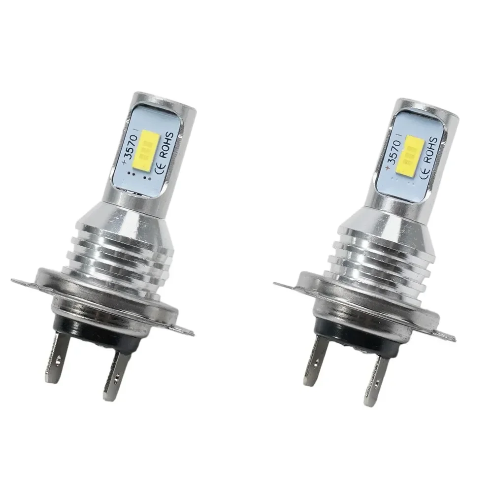 

2pc H7 LED Car Headlight Bulb DC12-24V Xenon White Running Lights High Low Beam 55W/8000LM/6000K Super Bright Car Lights