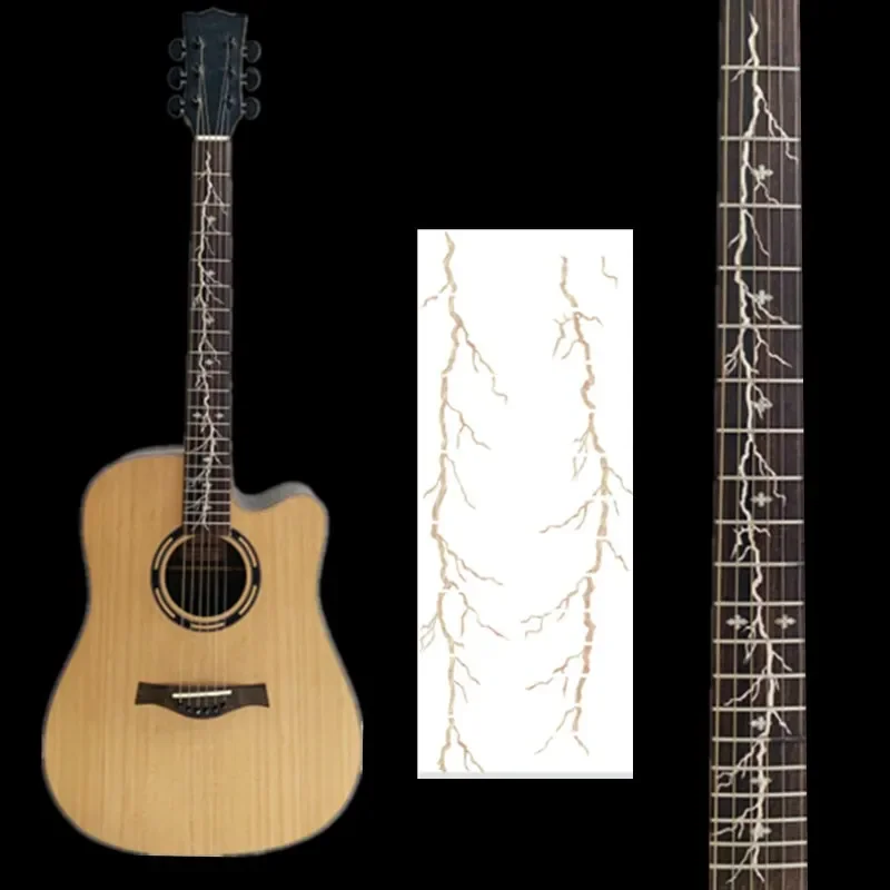 10 Styles Cross Inlay Decals Fretboard Sticker For Electric Acoustic Guitar Bass Ultra Thin Sticker Ukulele Guitarra Accessories