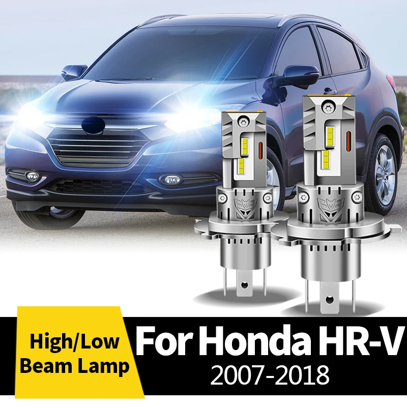 2 pçs carro canbus led farol de feixe alto/lâmpada de feixe baixo luz de nevoeiro 12v lâmpadas halogênio luz de substituição para honda HR-V 2007-2018