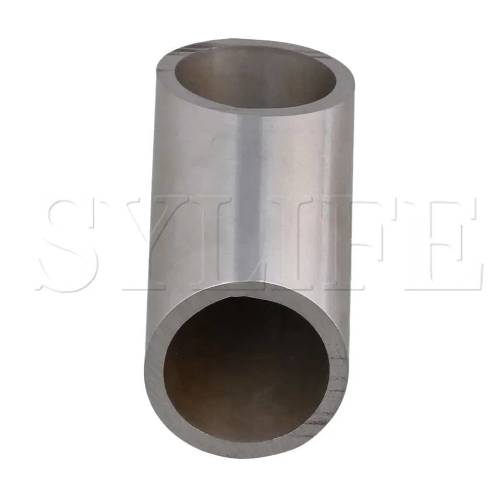 Electric Guitar Cylinder Finger Knuckle Slide Tube Silver 60mm Length