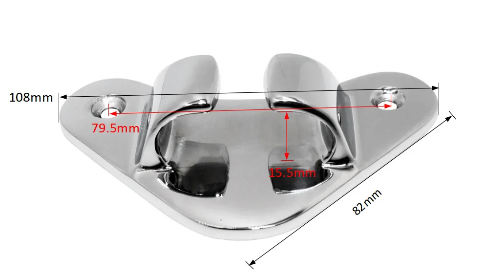 

marine yacht accessories butterfly cable guide Cable guide 316 stainless steel, factory wholesale mooring column fine casting,