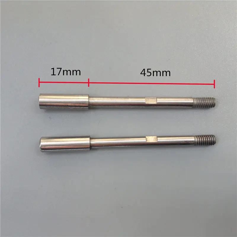 62mm Stainless Steel 4mm FWD/REV Hard Shaft Adapter, Plug-In Solid Shaft End for RC Boat