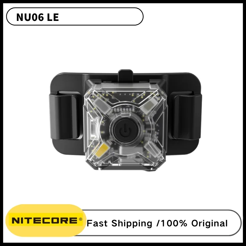 Original Nitecore NU06 LE headlamp Rechargeable IR Signal Light 9 Modes Available with 4 Light Sources for Law Enforcement