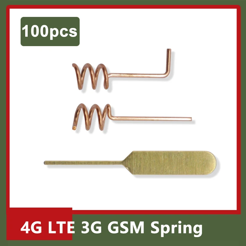 

100pcs 4G LTE 3G GSM Internal Spring Antenna Pure Copper Coil Omni Signal Booster Receiver for Wireless Network Card Router