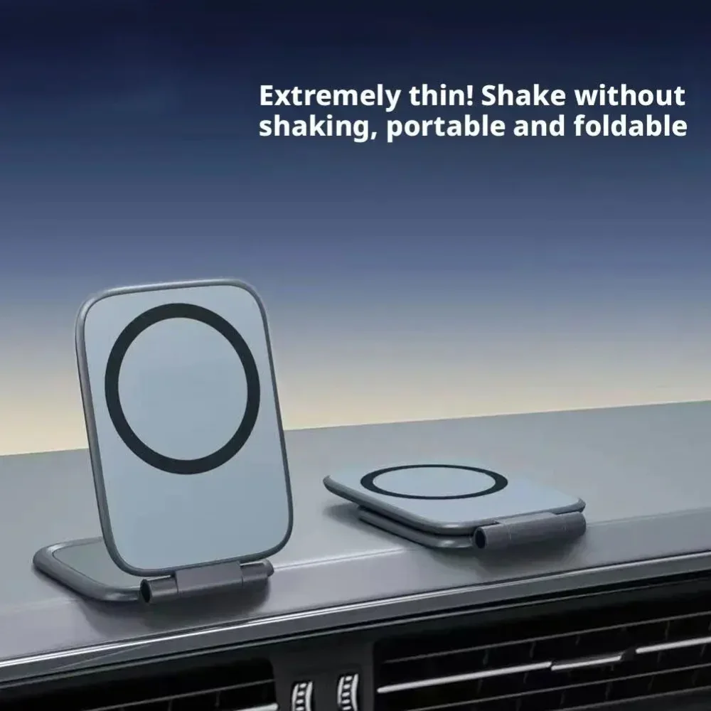 

Ultrathin Foldable Mobile Phone Mount Stand Magnetic Car Phone Holder Universal GPS Support Bracket For iPhone 16 Samsung Xiaomi