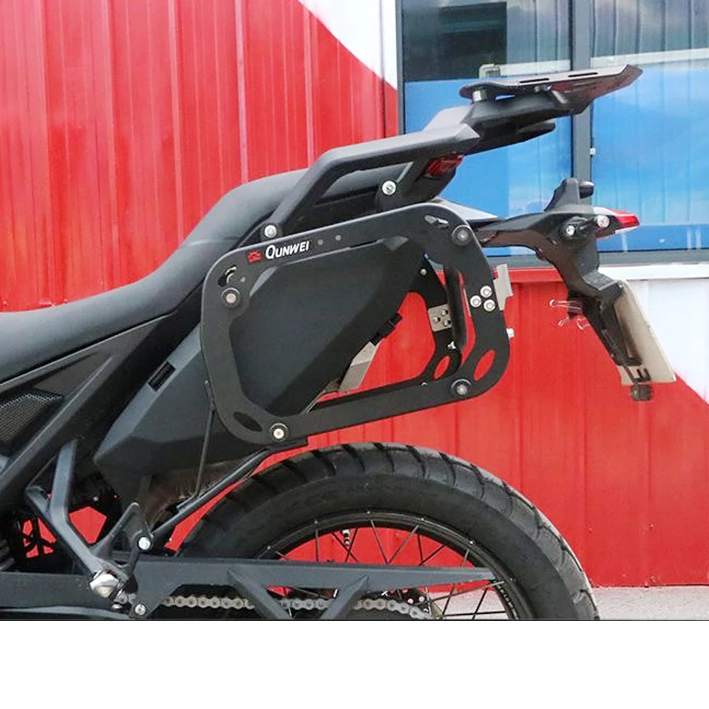 Side box rack For ZONTES 703F ZT700-F luggage rack modification 368G aluminum alloy side box bracket rear rack accessories