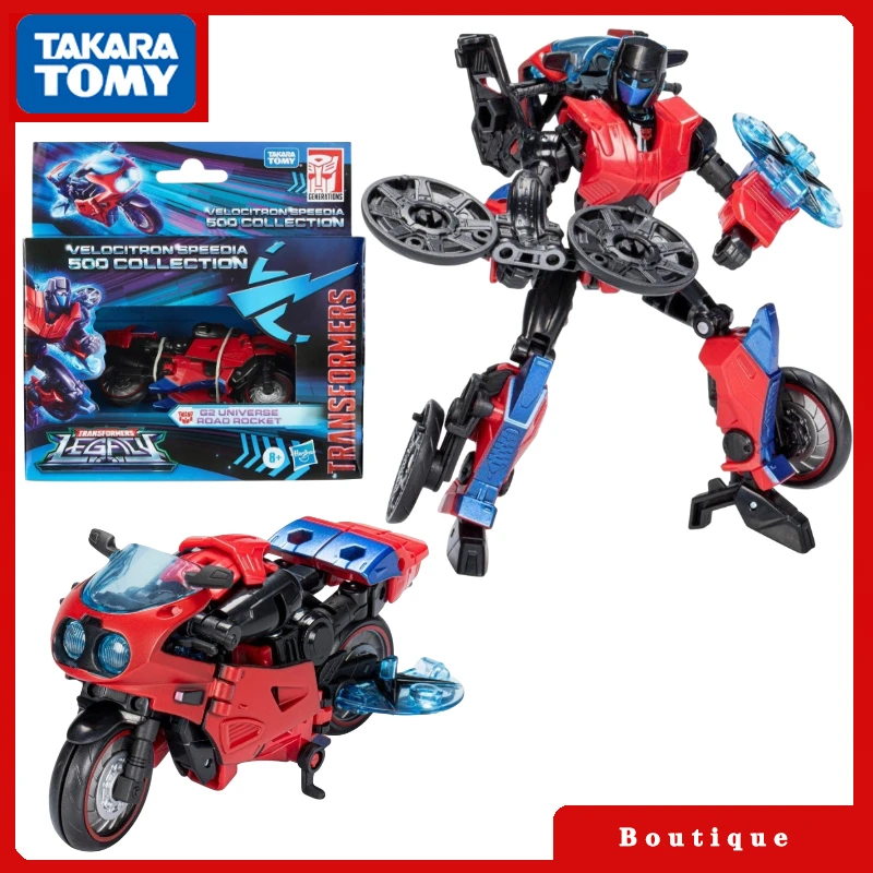 

InStock Transformers Toys Legacy Velocitron Speedia 500 Collection G2 Road Rocket Action Figures Car Classic Hobbies Collectible