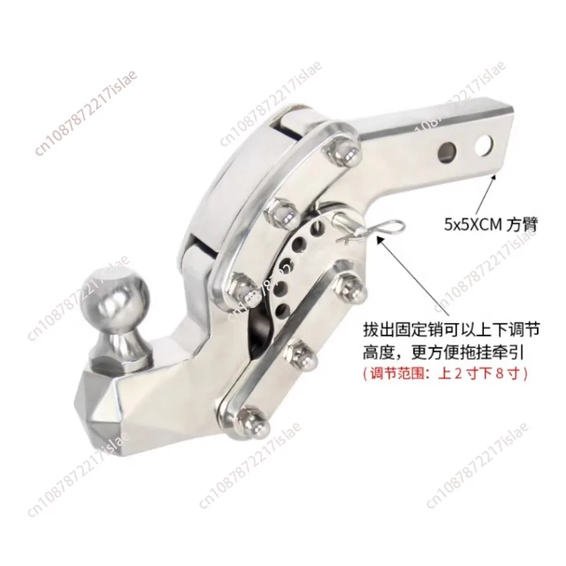 Adjustable Manganese Steel Material Trailer Hitch Ball Mount New Exterior Accessories Towing  Hitch Ball Mount Trailer