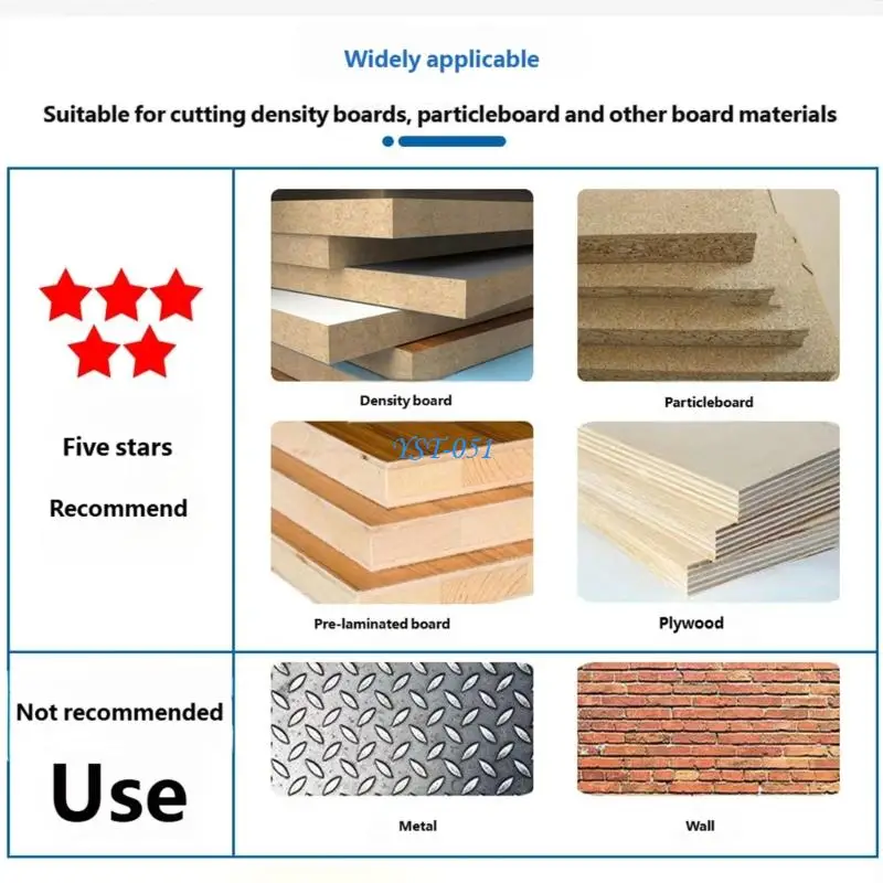 

E15A 1/4Shank Double Flute Straight Grooving Bit Straight Router Bit for Trimmers
