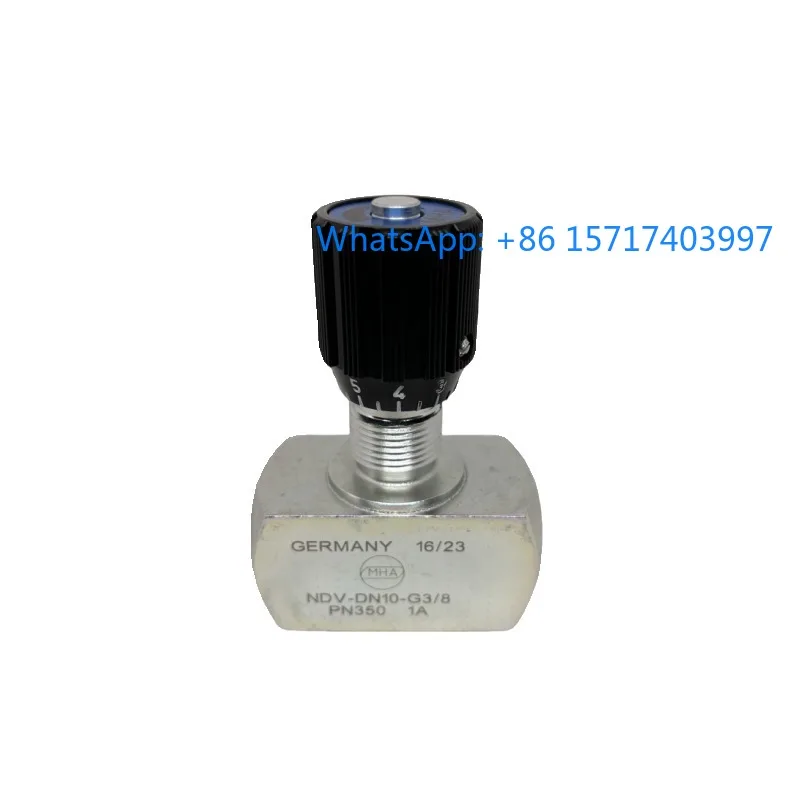 German MHA Merkian one-way throttle valve NDRV DN20 G1 PN350 1A 8 flow regulation control
