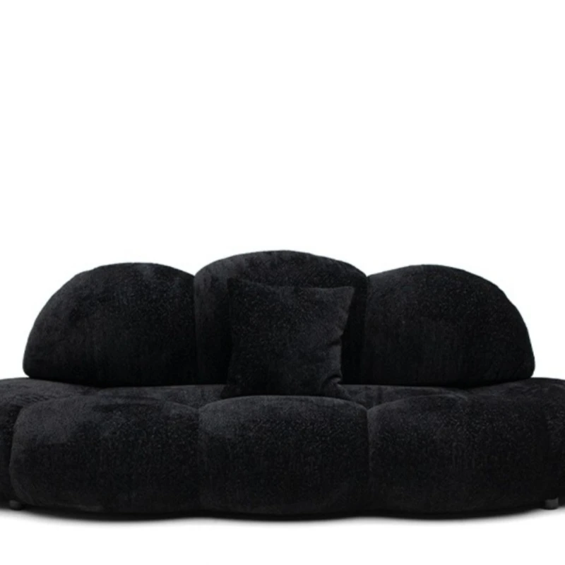 

Special-shaped cloud sofa Small apartment living room fabric sofa and sofa