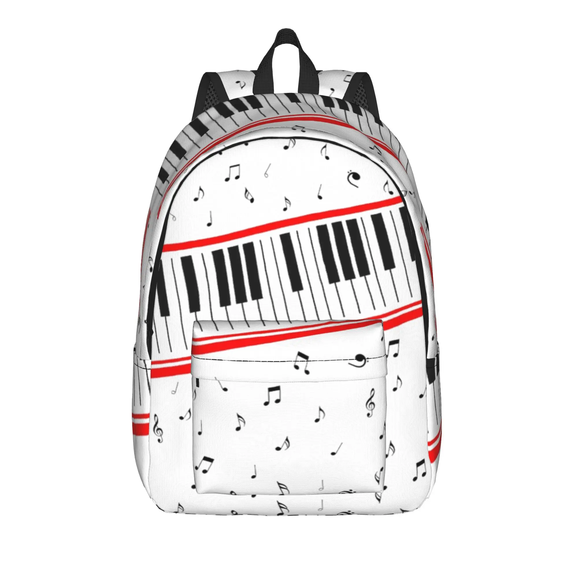 Beat It Piano Michaels Jacksons Casual Backpack Durable Student Hiking Travel  Daypack for Men Women College Shoulder Bag