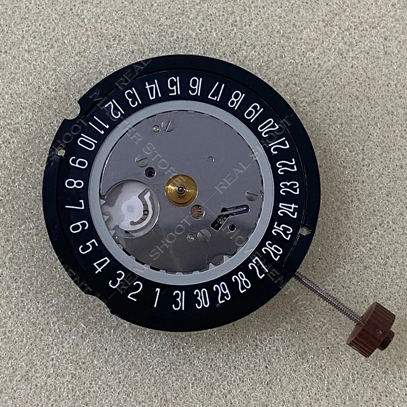 ロンダ-スイス515ムーブメント,ブラックカレンダー,クォーツ6日付,時計アクセサリー,オリジナル,新品