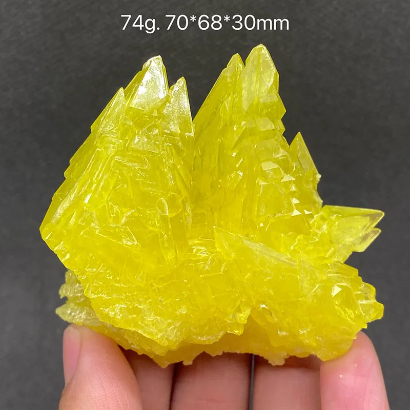 100% Natural(Yellow) Native Sulfur Mineral Specimens Stones and Crystals. Ornamental Collectibles