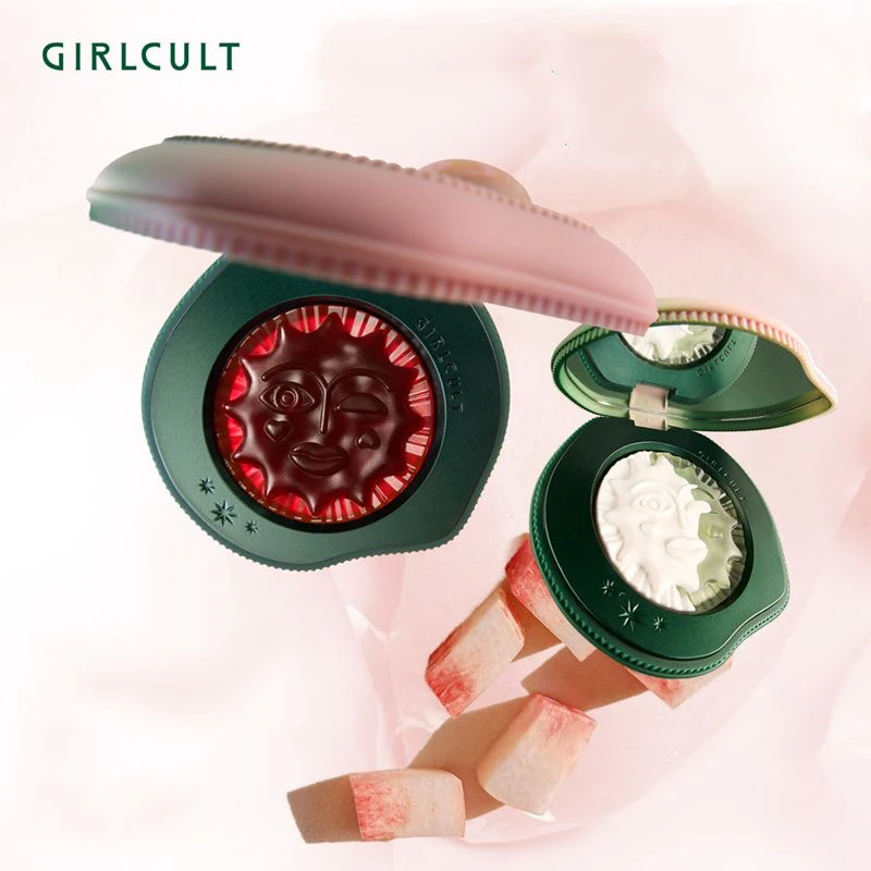 Girlcult น่ารักแต่งหน้าเกาหลี Blush Contour และ Highlighter Palette Matte Lasting Blusher ครีมน้ําหนักเบาและเรียบเนียน