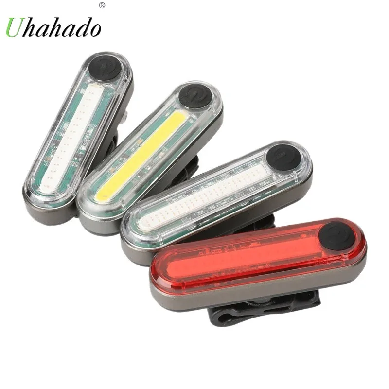 

Трансграничные велосипедные фонари Велосипедное оборудование Велосипедный COB Выделенная сигнальная лампа USB Задний фонарь из алюминиевого сплава для горного велосипеда