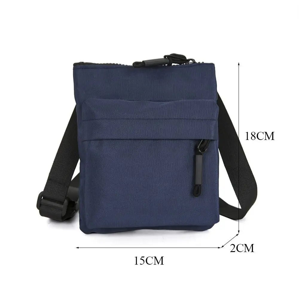 Fashion Leisure Casual Shoulder Bag Waterproof Solid Color Messenger Bags Nylon Cross-body Bag Sling Bag Cellphone Pouch