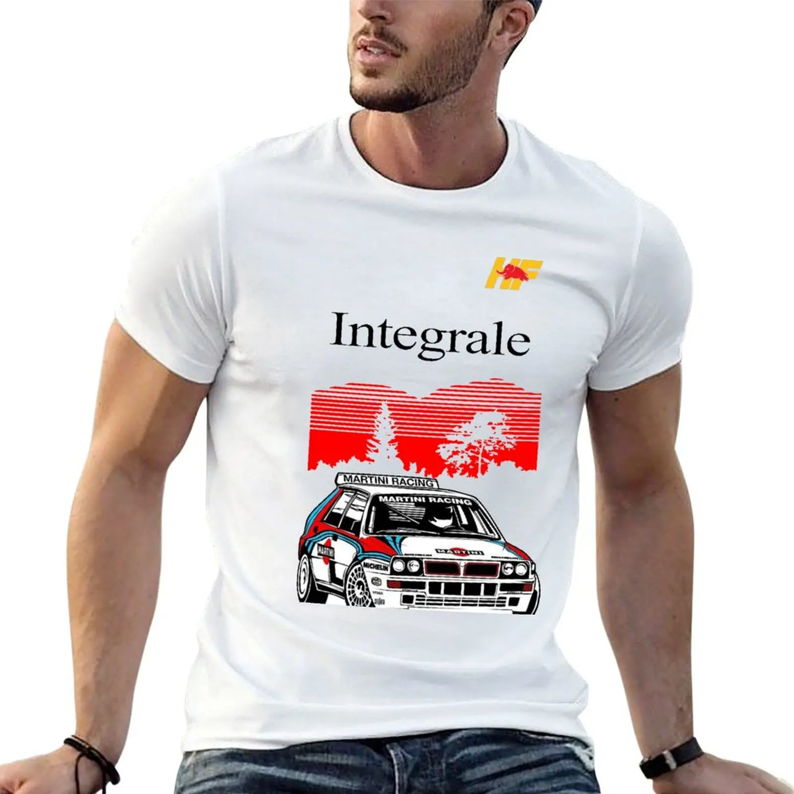 LANCIA DELTA INTEGRALE T-Shirt Big Size Short Sleeve Casual Top