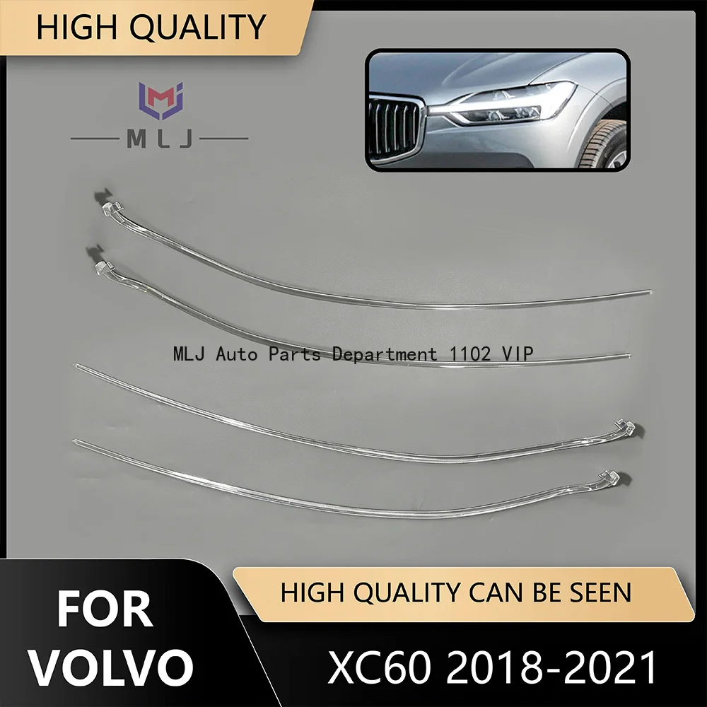 

Acrylic Light Tube For Volvo XC60 2018-2021 LED Headlight Daytime Running Light Guide Tube Strip Angel Eye Chip Car Accessories