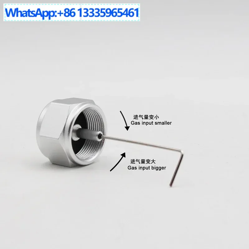 

Outdoor gas tank adjustable pressure converter head camping gas stove adapter propane gas cylinder converter