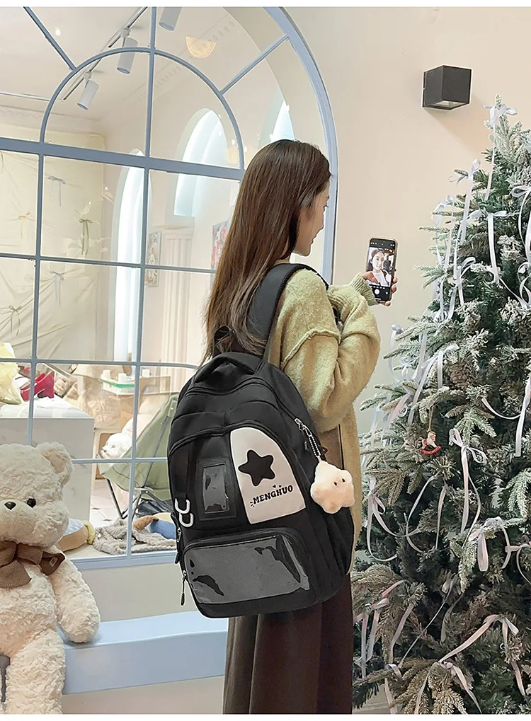 Kawaii Starry Preppy Harajuku Ita Backpack
