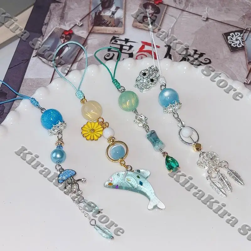 Identity Ⅴ Phone Chain Naib Subedar Phones Strap Ornaments Anime Collect Pencil Case Chains Aesop Carl Cosplay Pendant Decor