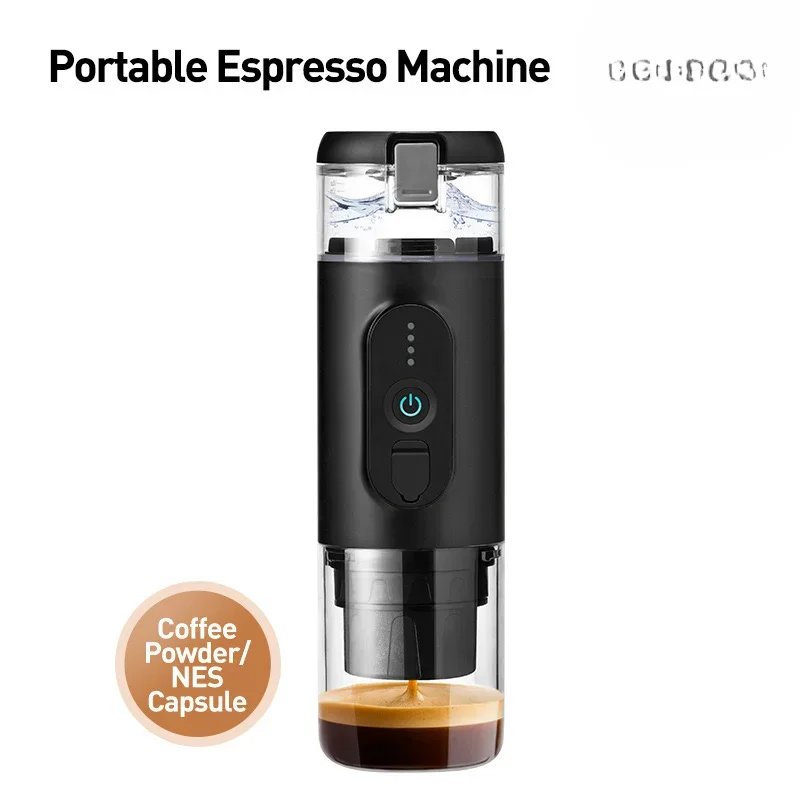 Portable Capsule Coffee Machine with USB rechargeable  espresso coffee maker Suitable for Travel  Outdoor